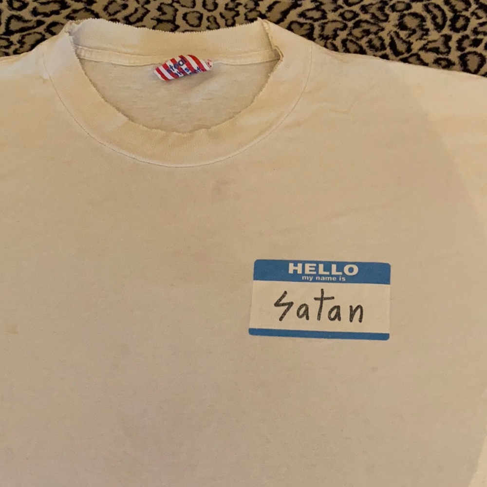 Vintage FUCT Satan shirt